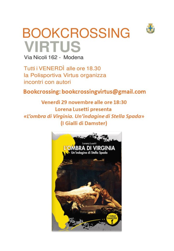 29 novembre 2024 Lorena Lusetti al Bookcrossing Virtusdi Modena